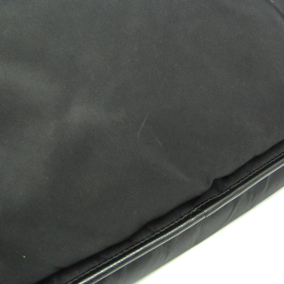 PRADA Black Leather Messenger Shoulder Bag - Picture 9 of 16